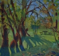 Чичурина А. «В тени деревьев». 2010, бум., темп., 44х49