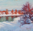 Гринин Е. «Зима». 2009, масло, 60х80